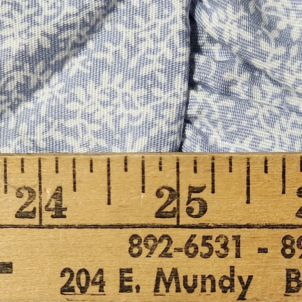 2 NWOT Laura Ashley VTG Euro Shams Light Blue Ground w White Botanical Sprig